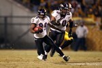 PITTSBURGH - JANUARY 18:  Mark Clayton #89 of the Baltimore Ravens runs for yards after the catch against the Pittsburgh Steelers during the AFC Championship game on January 18, 2009 at Heinz Field in Pittsburgh, Pennsylvania. Steelers won 23-14. (Photo by Al Bello/Getty Images)