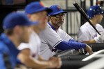 NEW YORK - AUGUST 28:  Manager Jerry Manuel of the New York Mets looks on from the dugout against the Houston Astros on August 28, 2010 at Citi Field in the Flushing neighborhood of the Queens borough of New York City.  (Photo by Jim McIsaac/Getty Images)