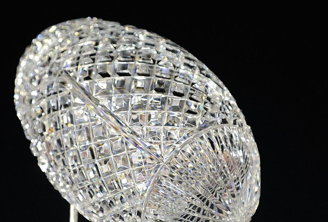 PASADENA, CA - JANUARY 07:  The BCS National Championship trophy which was won by the Alabama Crimson Tide after winning the Citi BCS National Championship game over the Texas Longhorns at the Rose Bowl on January 7, 2010 in Pasadena, California. The Crimson Tide defeated the Longhorns 37-21.  (Photo by Kevork Djansezian/Getty Images)