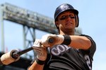 SAN FRANCISCO - MAY 31:  Troy Tulowitzki #2 of the Colorado Rockies prepares to bat against the San Francisco Giants during an MLB game at AT&T Park on May 31, 2010 in San Francisco, California.  (Photo by Jed Jacobsohn/Getty Images)