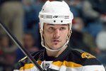 UNIONDALE, NY - DECEMBER 3: Peter Schaefer #72 of the Boston Bruins looks on against the New York Islanders on December 3, 2007 at the Nassau Coliseum in Uniondale, New York. The Bruins defeated the Islanders 3-1. (Photo by Bruce Bennett/Getty Images)