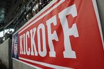 HOUSTON - SEPTEMBER 12:  An NFL Kickoff banner hangs in the stands during the NFL season opener game between the Indianapolis Colts and the Houston Texans at Reliant Stadium on September 12, 2010 in Houston, Texas.  (Photo by Ronald Martinez/Getty Images)