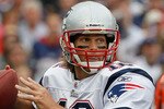 FOXBORO, MA - SEPTEMBER 12: Quarterbacks Tom Brady #12 of the New England Patriots throws a pass during a the NFL season opener against the Cincinnati Bengals at Gillette Stadium on September 12, 2010 in Foxboro, Massachusetts. (Photo by Jim Rogash/Getty Images)