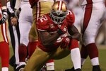 SAN FRANCISCO - DECEMBER 14:  Linebacker Patrick Willis #52 of the San Francisco 49ers reacts after sacking Kurt Warner #13 of the Arizona Cardinals at Candlestick Park on December 14, 2009 in San Francisco, California. (Photo by Jed Jacobsohn/Getty Images)