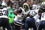OAKLAND, CA - SEPTEMBER 19:  Steven Jackson #39 of the St. Louis Rams runs against the Oakland Raiders during an NFL game at Oakland-Alameda County Coliseum on September 19, 2010 in Oakland, California.  (Photo by Jed Jacobsohn/Getty Images)