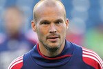 SEATTLE - AUGUST 28:  Freddie Ljungberg #8 of the Chicago Fire warms up prior to the game against the Seattle Sounders FC on August 28, 2010 at Qwest Field in Seattle, Washington.  (Photo by Otto Greule Jr/Getty Images)