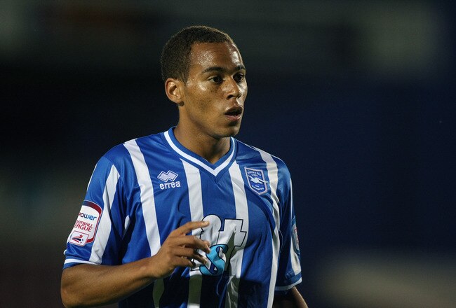 NORTHAMPTON, ENGLAND - AUGUST 10 : Elliott Bennett of Brighton & Hove Albion in action during the Carling Cup first round match between Northampton Town and Brighton & Hove Albion at Sixfields Stadium on August 10, 2010 in Northampton, England. (Photo by Pete Norton)