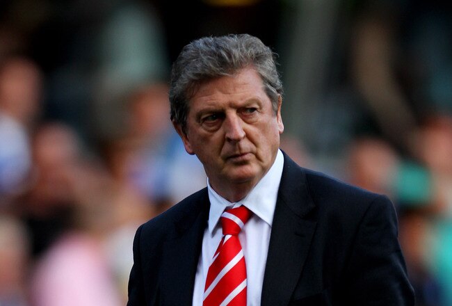 BIRMINGHAM, ENGLAND - SEPTEMBER 12:  Liverpool Manager Roy Hodgson heads for the dressing room at half time during the Barclays Premier League match between Birmingham City and Liverpool at St Andrew's Stadium on September 12, 2010 in Birmingham, England.  (Photo by Alex Livesey/Getty Images)