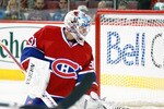 MONTREAL, CANADA - SEPTEMBER 22:  Carey Price #31 of the Montreal Canadiens lets in the puck on a shot by Nathan Horton #18 of the Boston Bruins during an NHL pre-season game at the Bell Centre on September 22, 2010 in Montreal, Quebec, Canada.  (Photo by Richard Wolowicz/Getty Images)