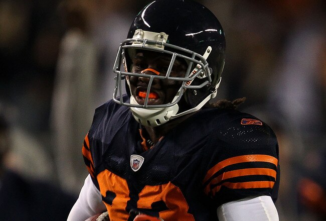 CHICAGO - SEPTEMBER 27:  Devin Hester #23 of the Chicago Bears returns a punt 62-yards for a touchdown in the fourth quarter against the Green Bay Packers at Soldier Field on September 27, 2010 in Chicago, Illinois.  (Photo by Jonathan Daniel/Getty Images)