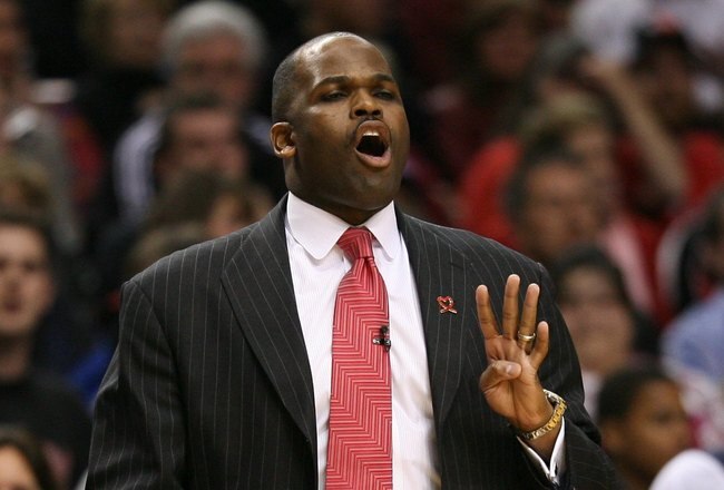PORTLAND, OR - APRIL 29:  Head coach Nate McMillan of the Portland Trail Blazers watches play against the Phoenix Suns during Game Six of the Western Conference Quarterfinals of the NBA Playoffs on April 29, 2010 at the Rose Garden in Portland, Oregon. The Suns defeated the Blazers 99-90. NOTE TO USER: User expressly acknowledges and agrees that, by downloading and or using this Photograph, user is consenting to the terms and conditions of the Getty Images License Agreement. (Photo by Otto Greule Jr/Getty Images)