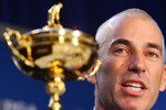 NEW YORK - DECEMBER 11:  PGA golfer Corey Pavin speaks to the media after being selected as the captain of the United States Ryder Cup team in 2010 on December 11, 2008 at Tavern on the Green in New York City.  (Photo by Mike Stobe/Getty Images)