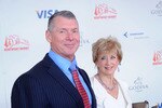 LOUISVILLE, KY - MAY 3:  WWE Chairman Vince McMahon and his wife Linda McMahon, CEO of World Wrestling Entertainment, Inc., attend the 134th running of the Kentucky Derby at Churchill Downs on May 3, 2008 in Louisville, Kentucky. (Photo by Jeff Gentner/Getty Images)