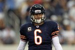 ARLINGTON, TX - SEPTEMBER 19:  Quarterback Jay Cutler #6 of the Chicago Bears at Cowboys Stadium on September 19, 2010 in Arlington, Texas.  (Photo by Ronald Martinez/Getty Images)