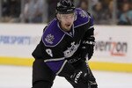 LOS ANGELES, CA - SEPTEMBER 23:  Drew Doughty #8 of the Los Angeles Kings skates against the Phoenix Coyotes at Staples Center on September 23, 2010 in Los Angeles, California. The Coyotes defeated the Kings 3-1.  (Photo by Jeff Gross/Getty Images)