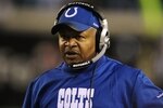 JACKSONVILLE, FL - DECEMBER 17:  Head coach Jim Caldwell of the Indianapolis Colts coaches against the Jacksonville Jaguars at Jacksonville Municipal Stadium on December 17, 2009 in Jacksonville, Florida.  (Photo by Sam Greenwood/Getty Images)