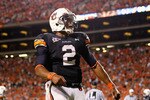 AUBURN, AL - SEPTEMBER 25:  Quarterback Cameron Newton #2 of the Auburn Tigers against the South Carolina Gamecocks at Jordan-Hare Stadium on September 25, 2010 in Auburn, Alabama.  (Photo by Kevin C. Cox/Getty Images)