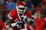 NEW BRUNSWICK, NJ - SEPTEMBER 02:  Mohamed Sanu #6 of the Rutgers Scarlet Knights runs the ball against the Norfolk State Spartans at Rutgers Stadium on September 2, 2010 in New Brunswick, New Jersey. The Scarlet Knights beat the Spartans 31 - 0.  (Photo by Andrew Burton/Getty Images)