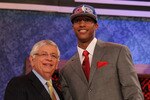 NEW YORK - JUNE 24:  Evan Turner of Ohio State stands with NBA Commisioner David Stern after being drafted by the Philadelphia 76ers second overall at Madison Square Garden on June 24, 2010 in New York City.  NOTE TO USER: User expressly acknowledges and agrees that, by downloading and or using this photograph, User is consenting to the terms and conditions of the Getty Images License Agreement. (Photo by Al Bello/Getty Images)