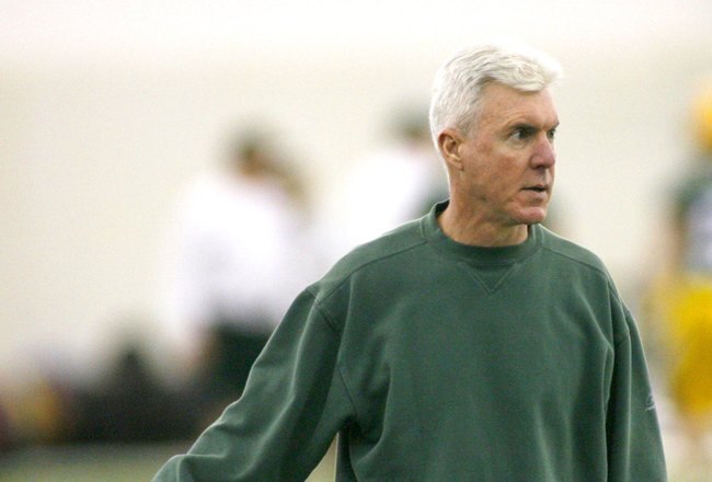 GREEN BAY, WI - MAY 5: Green Bay Packers' Ted Thompson watches practice at the first mini camp of the season at the Don Hutson Center on May 5, 2006 in Green Bay, Wisconsin. (Photo by Darren Hauck/Getty Images