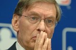 NEW YORK - MARCH 30:  Major League Baseball Commissioner Allan H. 'Bud' Selig listens to questions during a press conference on steroid use in Major League Baseball March 30, 2006 in New York City.  (Photo by Bryan Bedder/Getty Images)
