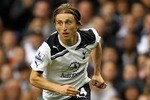 LONDON, ENGLAND - OCTOBER 02:  Luka Modric of Spurs in action during the Barclays Premier League match between Tottenham Hotspur and Aston Villa at White Hart Lane on October 2, 2010 in London, England.  (Photo by Paul Gilham/Getty Images)