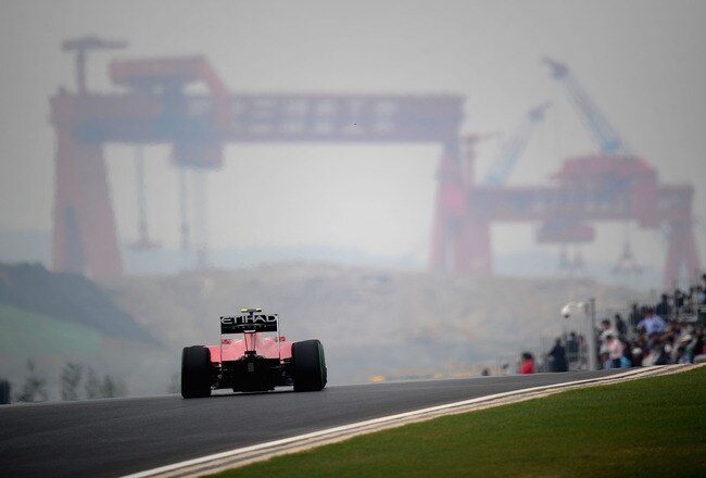 YEONGAM GUN, SOUTH KOREA - OCTOBER 23:  Fernando Alonso of Spain and Ferrari drives during the final practice session prior to qualifying for the Korean Formula One Grand Prix at the Korea International Circuit on October 23, 2010 in Yeongam-gun, South Korea.  (Photo by Clive Mason/Getty Images)
