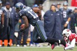 SEATTLE - OCTOBER 24:  Wide receiver Mike Williams #17 of the Seattle Seahawks rushes against Dominique Rodgers-Cromartie #29 of the Arizona Cardinals at Qwest Field on October 24, 2010 in Seattle, Washington. (Photo by Otto Greule Jr/Getty Images)