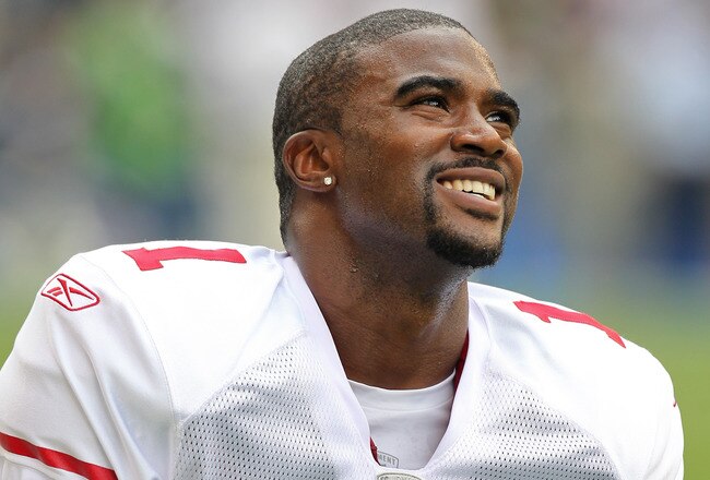 SEATTLE - SEPTEMBER 12:  Quarterback Troy Smith #1 of the San Francisco 49ers looks on during warm ups prior to the NFL season opener against the Seattle Seahawks at Qwest Field on September 12, 2010 in Seattle, Washington. (Photo by Otto Greule Jr/Getty Images)