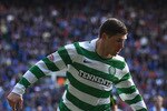 GLASGOW, SCOTLAND - OCTOBER 24:  Gary Hooper of Celtic in action during the Clydesdale Bank Premier League match between Celtic and Rangers at Celtic Park on October 24, 2010 in Glasgow, Scotland.  (Photo by Clive Brunskill/Getty Images)