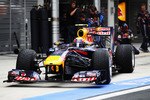 YEONGAM GUN, SOUTH KOREA - OCTOBER 23:  Mark Webber of Australia and Red Bull Racing is seen during qualifying for the Korean Formula One Grand Prix at the Korea International Circuit on October 23, 2010 in Yeongam-gun, South Korea.  (Photo by Mark Thompson/Getty Images)