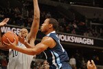 WASHINGTON - FEBRUARY 06:  Corey Fisher #10 of the Villanova Wildcats drives to the basket during a college basketball game against the Georgetown Hoyas on February 6, 2010 at the Verizon Center in Washington DC.  (Photo by Mitchell Layton/Getty Images)