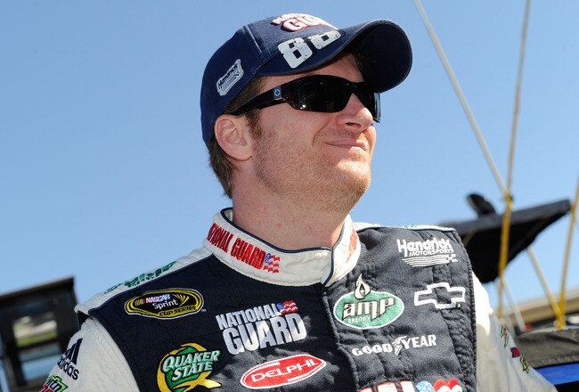 FORT WORTH, TX - NOVEMBER 07:  Dale Earnhardt Jr., driver of the #88 National Guard/AMP Energy Chevrolet, during the NASCAR Sprint Cup Series AAA Texas 500 at Texas Motor Speedway on November 7, 2010 in Fort Worth, Texas.  (Photo by John Harrelson/Getty Images for NASCAR)