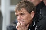 NORTHAMPTON, ENGLAND - OCTOBER 30:  Gillingham manager Andy Hessenthaler looks on during the npower League Two match between Northampton Town and Gillingham at Sixfields Stadium on October 30, 2010 in Northampton, England. (Photo by Pete Norton/Getty Images)