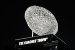 PASADENA, CA - JANUARY 07:  The BCS National Championship trophy which was won by the Alabama Crimson Tide after winning the Citi BCS National Championship game over the Texas Longhorns at the Rose Bowl on January 7, 2010 in Pasadena, California. The Crimson Tide defeated the Longhorns 37-21.  (Photo by Kevork Djansezian/Getty Images)