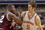 13 Mar 1998:  Forward Pete Sauer of the Stanford Cardinal in action during a game against the College of Charleston Courgars in the first round of the NCAA Tournament at the United Center in Chicago, Illinois.  Stanford defeated College of Charleston 67-5