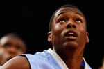 NEW YORK - APRIL 17:  Harrison Barnes #40 of West Team on court during the National Game at the 2010 Jordan Brand classic at Madison Square Garden on April 17, 2010 in New York City.  (Photo by Jeff Zelevansky/Getty Images for Jordan Brand Classic)