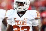 LUBBOCK, TX - SEPTEMBER 18:  Tre' Newton #23 of the Texas Longhorns at Jones AT&T Stadium on September 18, 2010 in Lubbock, Texas.  (Photo by Ronald Martinez/Getty Images)
