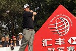 SHANGHAI, CHINA - NOVEMBER 07:  Lee Westwood of England hits his tee-shot on the second hole during the final round of the WGC- HSBC Champions at Sheshan International Golf Club on November 7, 2010 in Shanghai, China.  (Photo by Andrew Redington/Getty Images)