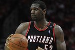 HOUSTON - APRIL 24:  Center Greg Oden #52 of the Portland Trail Blazers during play against the Houston Rockets in Game Three of the Western Conference Quarterfinals during the 2009 NBA Playoffs at Toyota Center on April 24, 2009 in Houston, Texas. NOTE TO USER: User expressly acknowledges and agrees that, by downloading and or using this photograph, User is consenting to the terms and conditions of the Getty Images License Agreement.  (Photo by Ronald Martinez/Getty Images)