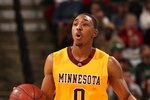 INDIANAPOLIS - MARCH 13:  Al Nolen #0 of the Minnesota Golden Gophers brings the ball up court against the Michigan State Spartans during the second round of the Big Ten Men's Basketball Tournament at Conseco Fieldhouse on March 13, 2009 in Indianapolis, Indiana.  (Photo by Jonathan Daniel/Getty Images)
