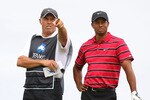MELBOURNE, AUSTRALIA - NOVEMBER 14:  Tiger Woods of the USA talks with his caddy Steve Williams during day four of the Australian Masters at The Victoria Golf Club on November 14, 2010 in Melbourne, Australia.  (Photo by Robert Cianflone/Getty Images)