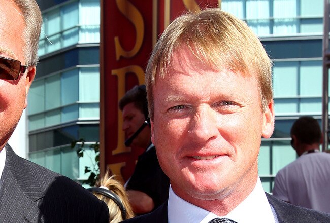 LOS ANGELES, CA - JULY 14:  ESPN talent Ron Jaworski and Jon Gruden arrive at the 2010 ESPY Awards at Nokia Theatre L.A. Live on July 14, 2010 in Los Angeles, California.  (Photo by Alexandra Wyman/Getty Images for ESPY)
