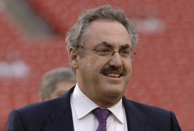 Minnesota Vikings owner Zygi Wilf on the field before  ESPN Monday Night Football September 11, 2006 in Washington.  The Minnesota  Vikings defeated the Redskins  19 - 16.  (Photo by Al Messerschmidt/Getty Images)