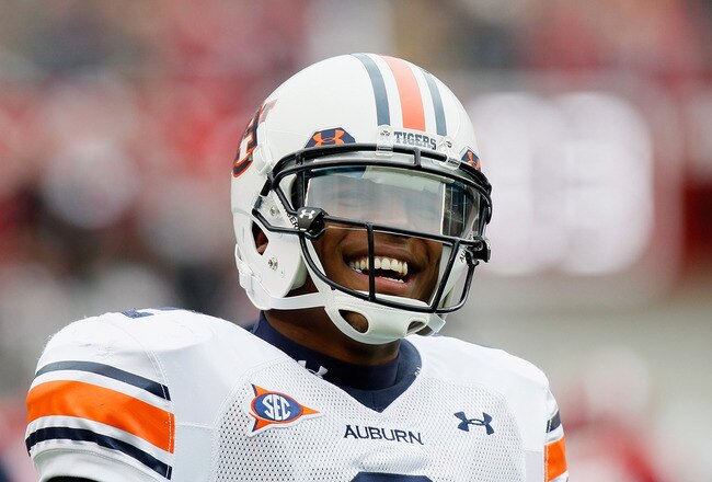 TUSCALOOSA, AL - NOVEMBER 26:  Quarterback Cam Newton #2 of the Auburn Tigers warms up before facing the Alabama Crimson Tide at Bryant-Denny Stadium on November 26, 2010 in Tuscaloosa, Alabama.  (Photo by Kevin C. Cox/Getty Images)