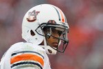 TUSCALOOSA, AL - NOVEMBER 26:  Quarterback Cam Newton #2 of the Auburn Tigers looks to the sidelines for a play call against the Alabama Crimson Tide at Bryant-Denny Stadium on November 26, 2010 in Tuscaloosa, Alabama.  (Photo by Kevin C. Cox/Getty Images)