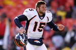KANSAS CITY, MO - DECEMBER 05:  Quarterback Tim Tebow #15 of the Denver Broncos during warm-ups prior to the start of the game against the Kansas City Chiefs on December 5, 2010 at Arrowhead Stadium in Kansas City, Missouri.  (Photo by Jamie Squire/Getty Images)