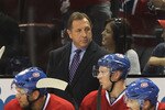 MONTREAL, QC - SEPTEMBER 24: Head coach Jacques Martin of the Montreal Canadiens watches the action against the Ottawa Senators at the Bell Centre on September 24, 2010 in Montreal, Canada. The Canadiens defeated the Senators 4-2.  (Photo by Bruce Bennett/Getty Images)