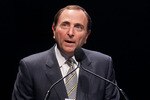 BOSTON - OCTOBER 17: 2010 Gary Bettman, the commissioner of the NHL,  speaks during a Celebration of Lester Patrick at TD Garden on October 27, 2010 in Boston, Massachusetts. NOTE TO USER: User expressly acknowledges and agrees that, by downloading and or using this photograph, User is consenting to the terms and conditions of the Getty Images License Agreement.  (Photo by Jim Rogash/Getty Images)