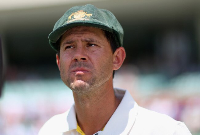ADELAIDE, AUSTRALIA - DECEMBER 07:  Ricky Ponting of Australia is interviewed during day five of the Second Ashes Test match between Australia and England at Adelaide Oval on December 7, 2010 in Adelaide, Australia.  (Photo by Tom Shaw/Getty Images)
